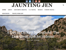 Tablet Screenshot of jauntingjen.com